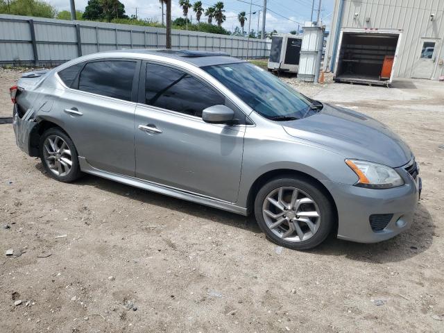 3N1AB7AP7EY223705 - 2014 NISSAN SENTRA S GRAY photo 4