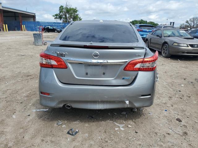 3N1AB7AP7EY223705 - 2014 NISSAN SENTRA S GRAY photo 6