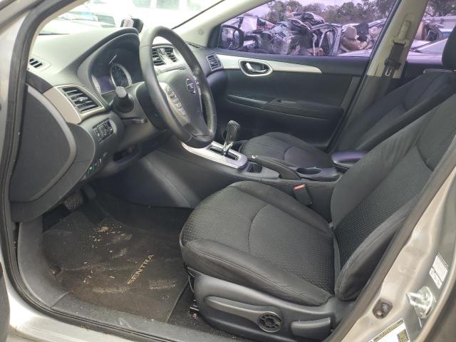 3N1AB7AP7EY223705 - 2014 NISSAN SENTRA S GRAY photo 7