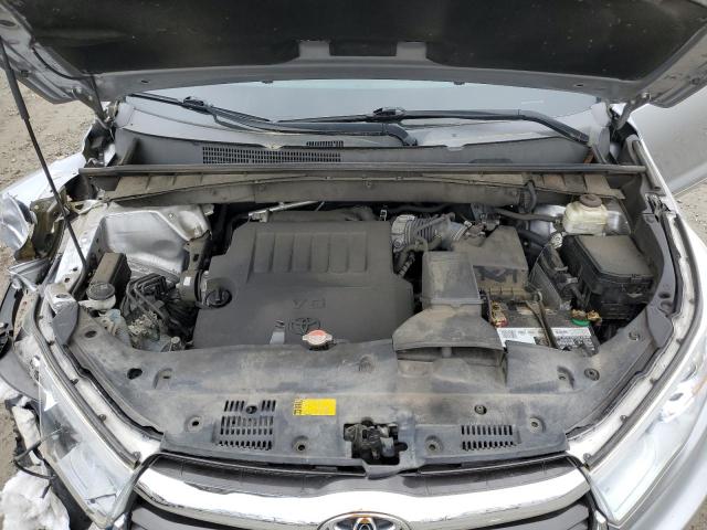 5TDJKRFHXGS339596 - 2016 TOYOTA HIGHLANDER XLE SILVER photo 12