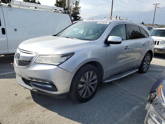 5FRYD4H47EB049290 - 2014 ACURA MDX TECHNOLOGY SILVER photo 1