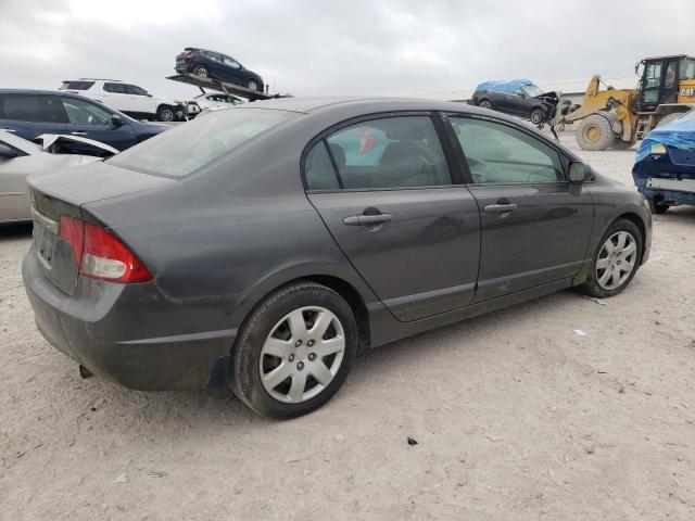 2HGFA16549H534371 - 2009 HONDA CIVIC LX CHARCOAL photo 3