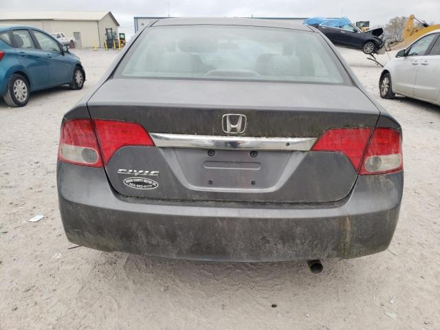 2HGFA16549H534371 - 2009 HONDA CIVIC LX CHARCOAL photo 6