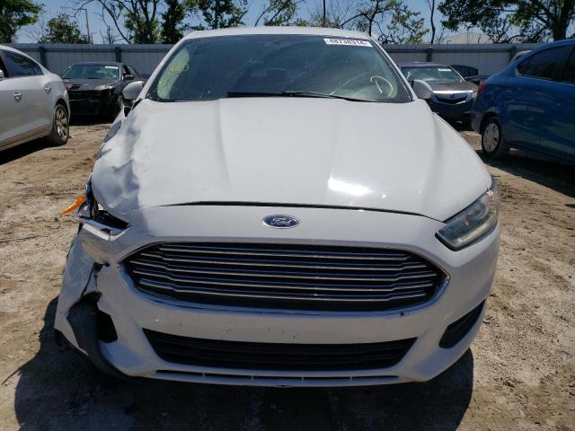 3FA6P0UU7GR170262 - 2016 FORD FUSION S HYBRID WHITE photo 5