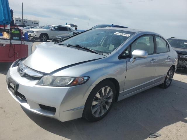 19XFA1F99AE032313 - 2010 HONDA CIVIC EXL ვერცხლისფერი ფოტო 1