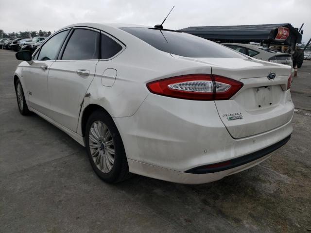 3FA6P0PU2FR247565 - 2015 FORD FUSION SE PHEV WHITE photo 2