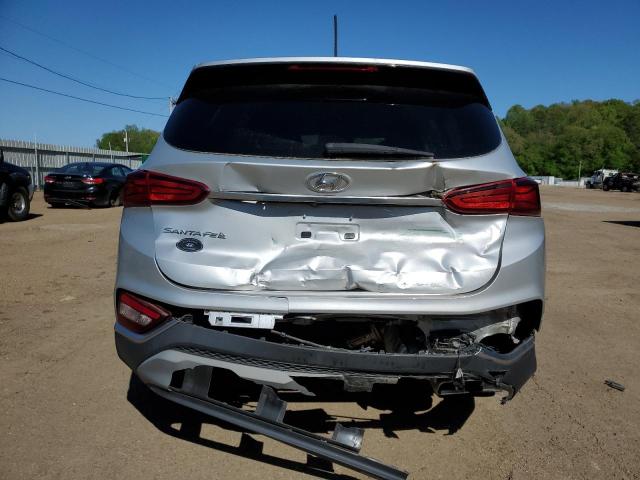 5NMS23ADXKH047223 - 2019 HYUNDAI SANTA FE SE SILVER photo 6