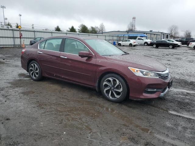 1HGCR2F83GA205376 - 2016 HONDA ACCORD EXL BURGUNDY photo 4