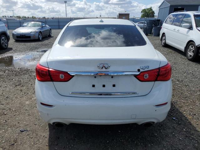 JN1CV7AP1GM201396 - 2016 INFINITI Q50 BASE WHITE photo 6