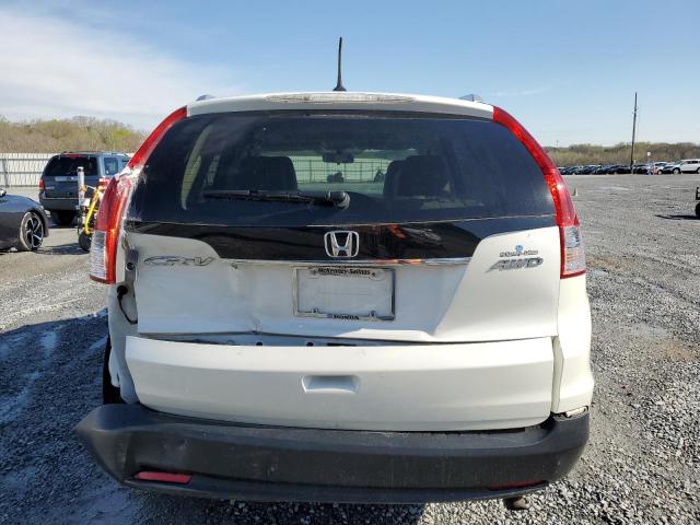 5J6RM4H71EL038163 - 2014 HONDA CR-V EXL WHITE photo 6