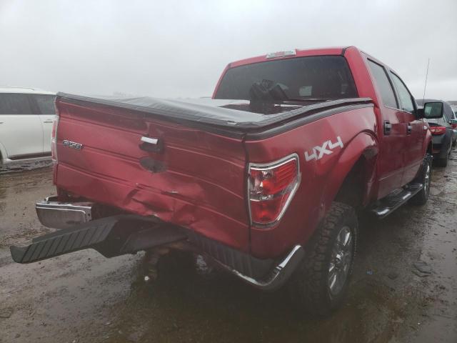 1FTEW1E88AFB37288 - 2010 FORD F150 SUPERCREW RED photo 3