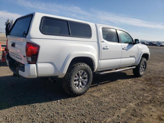 3TMCZ5AN9KM224278 - 2019 TOYOTA TACOMA DOUBLE CAB WHITE photo 3