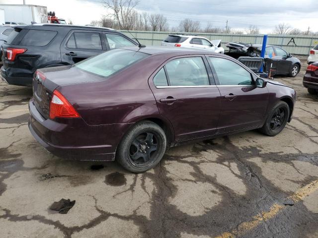 3FAHP0HA7BR322784 - 2011 FORD FUSION SE BURGUNDY photo 3