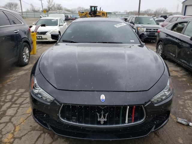 ZAM57RTA4E1106474 - 2014 MASERATI GHIBLI S BLACK photo 5