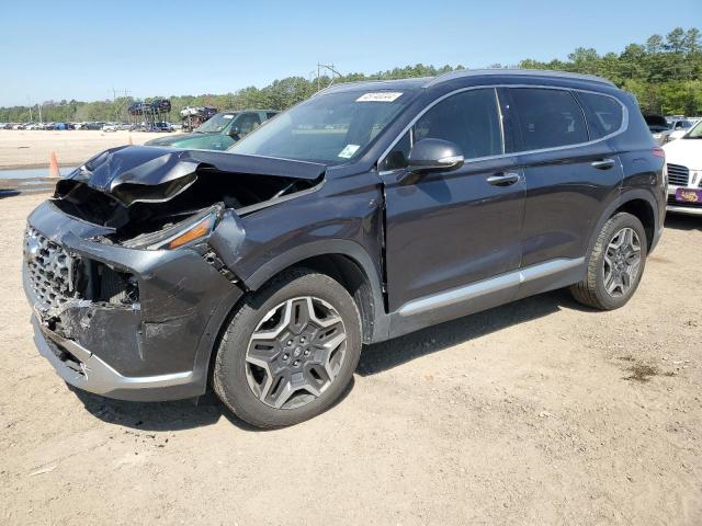 5NMS44AL6MH334035 - 2021 HYUNDAI SANTA FE LIMITED GRAY photo 1