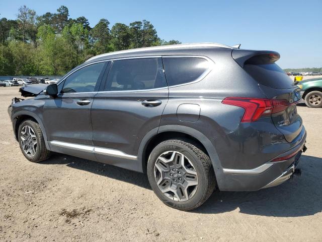 5NMS44AL6MH334035 - 2021 HYUNDAI SANTA FE LIMITED GRAY photo 2