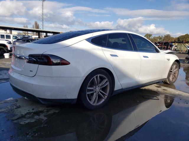 5YJSA1H1XEFP41046 - 2014 TESLA MODEL S WHITE photo 3