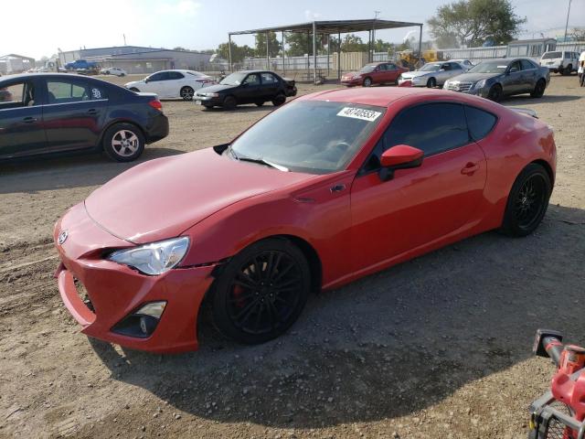 JF1ZNAA10G8705128 - 2016 TOYOTA SCION FR-S RED photo 1