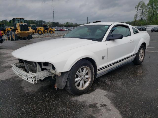 1ZVHT80N495104587 - 2009 FORD MUSTANG WHITE photo 1