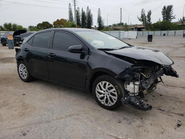 5YFBURHE1KP938888 - 2019 TOYOTA COROLLA L BLACK photo 4