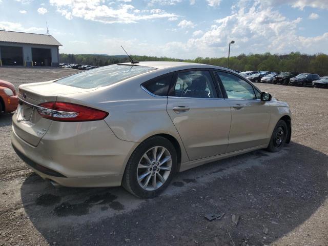 3FA6P0HD3HR363066 - 2017 FORD FUSION SE GOLD photo 3