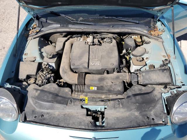 1FAHP60A82Y105549 - 2002 FORD THUNDERBIR TURQUOISE photo 11