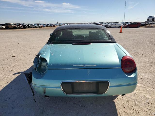 1FAHP60A82Y105549 - 2002 FORD THUNDERBIR TURQUOISE photo 6