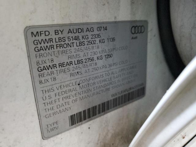 WA1UFAFL0FA020348 - 2015 AUDI A4 ALLROAD PREMIUM PLUS WHITE photo 12