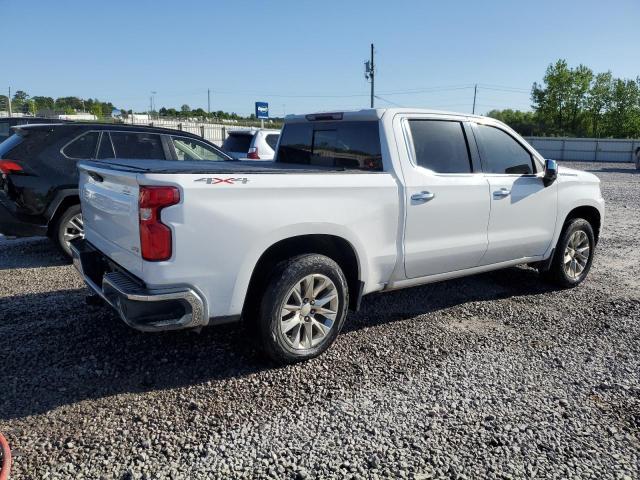 3GCUYGED9KG283043 - 2019 CHEVROLET SILVERADO K1500 LTZ WHITE photo 3