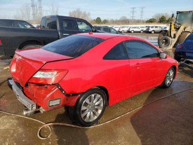 2HGFG12909H531488 - 2009 HONDA CIVIC EXL RED photo 3