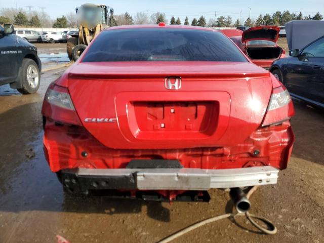 2HGFG12909H531488 - 2009 HONDA CIVIC EXL RED photo 6