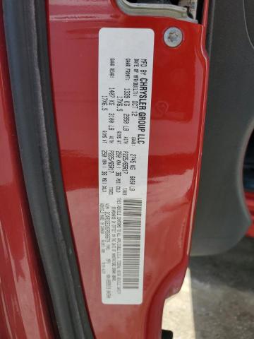 2C4RDGEG0DR566679 - 2013 DODGE GRAND CARA R/T RED photo 12