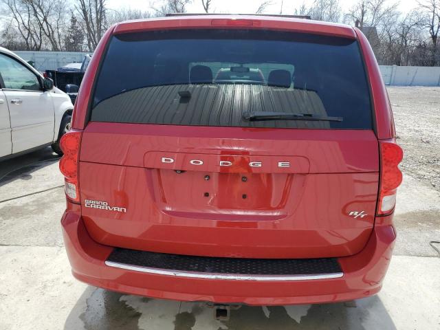 2C4RDGEG0DR566679 - 2013 DODGE GRAND CARA R/T RED photo 6