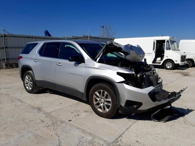 1GNERFKW5JJ134182 - 2018 CHEVROLET TRAVERSE LS SILVER photo 4