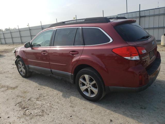 4S4BRCKC0D3296306 - 2013 SUBARU OUTBACK 2.5I LIMITED BURGUNDY photo 2