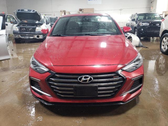 KMHD04LB5JU480208 - 2018 HYUNDAI ELANTRA SPORT RED photo 5