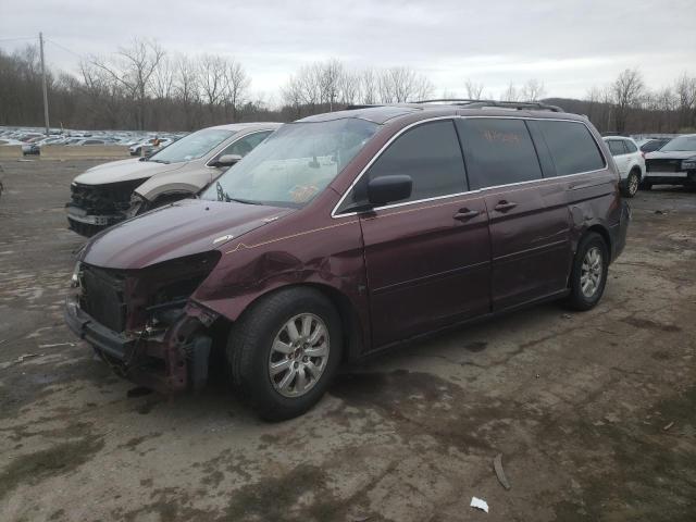 5FNRL38758B085786 - 2008 HONDA ODYSSEY EXL BURGUNDY photo 1