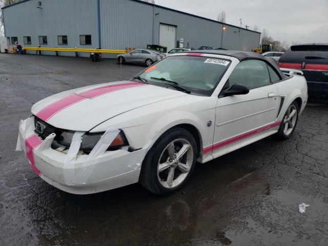 1FAFP44604F220517 - 2004 FORD MUSTANG WHITE photo 1