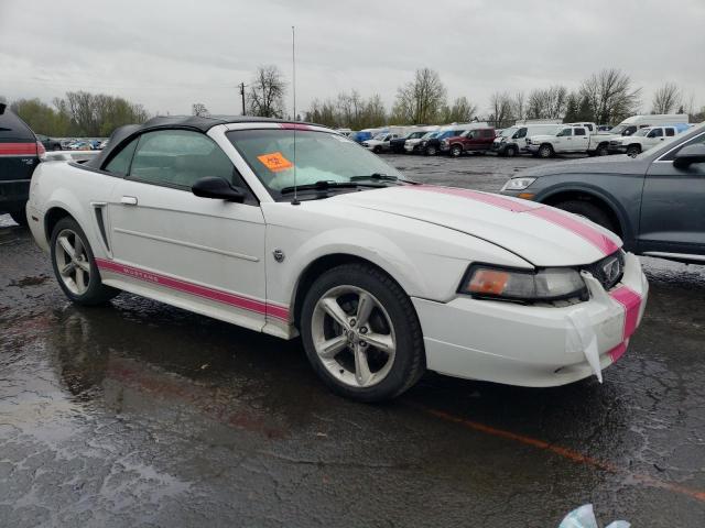1FAFP44604F220517 - 2004 FORD MUSTANG WHITE photo 4