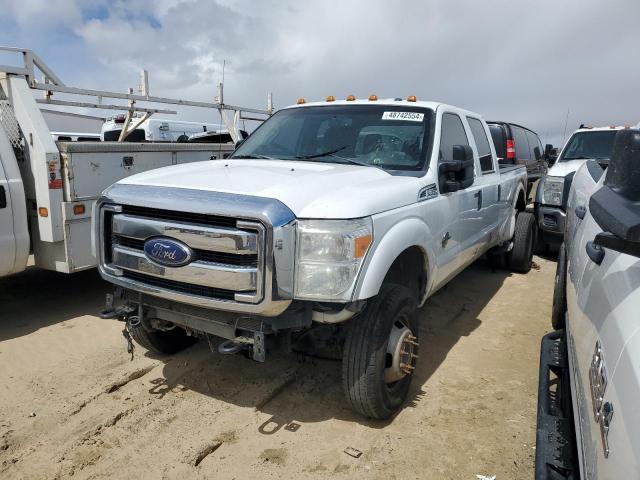 1FT8W3DT1EEA06083 - 2014 FORD F350 SUPER DUTY WHITE photo 1