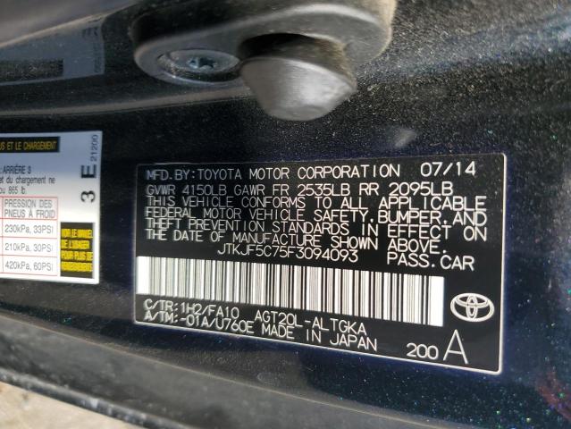 JTKJF5C75F3094093 - 2015 TOYOTA SCION TC 石墨色 照片 12