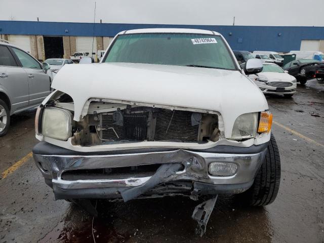 5TBRT34101S154878 - 2001 TOYOTA TUNDRA ACCESS CAB WHITE photo 5