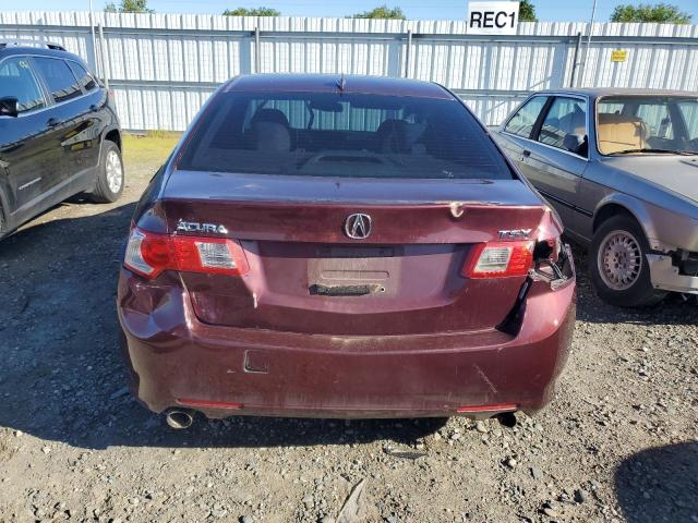 JH4CU2F61AC022693 - 2010 ACURA TSX MAROON photo 6