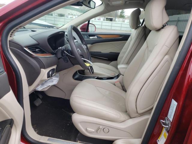 5LMCJ2D94KUL07299 - 2019 LINCOLN MKC SELECT Կարմիր լուսանկար 7