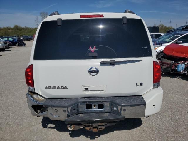 5N1AA08B36N728054 - 2006 NISSAN ARMADA SE WHITE photo 6