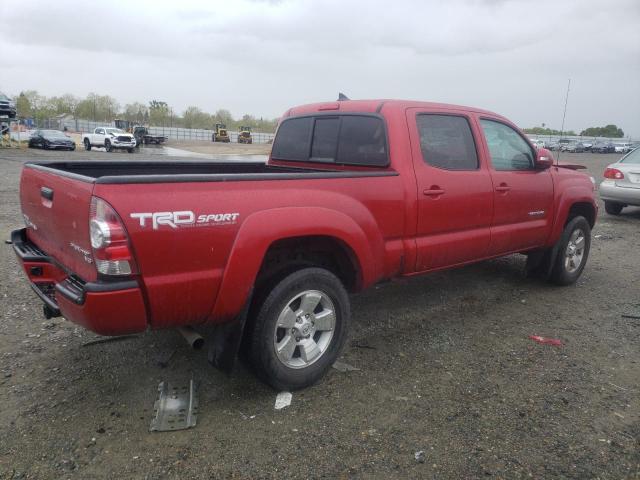 3TMKU4HN0FM045868 - 2015 TOYOTA TACOMA DOUBLE CAB PRERUNNER LONG BED RED photo 3
