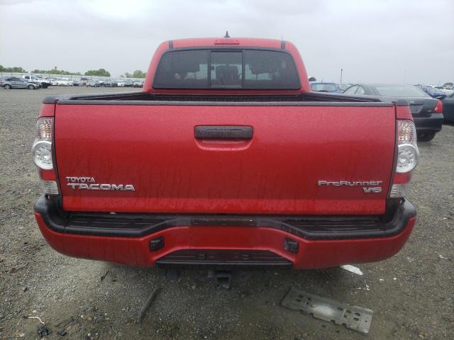 3TMKU4HN0FM045868 - 2015 TOYOTA TACOMA DOUBLE CAB PRERUNNER LONG BED RED photo 6