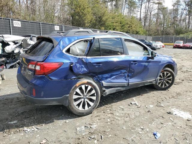 4S4BSANC2F3357100 - 2015 SUBARU OUTBACK 2.5I LIMITED BLUE photo 3