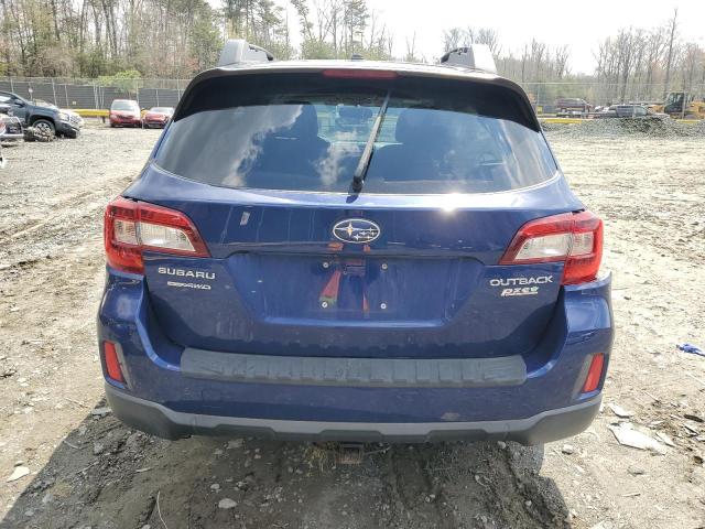 4S4BSANC2F3357100 - 2015 SUBARU OUTBACK 2.5I LIMITED BLUE photo 6