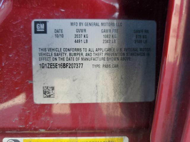 1G1ZE5E16BF207377 - 2011 CHEVROLET MALIBU LTZ Marron photo 13